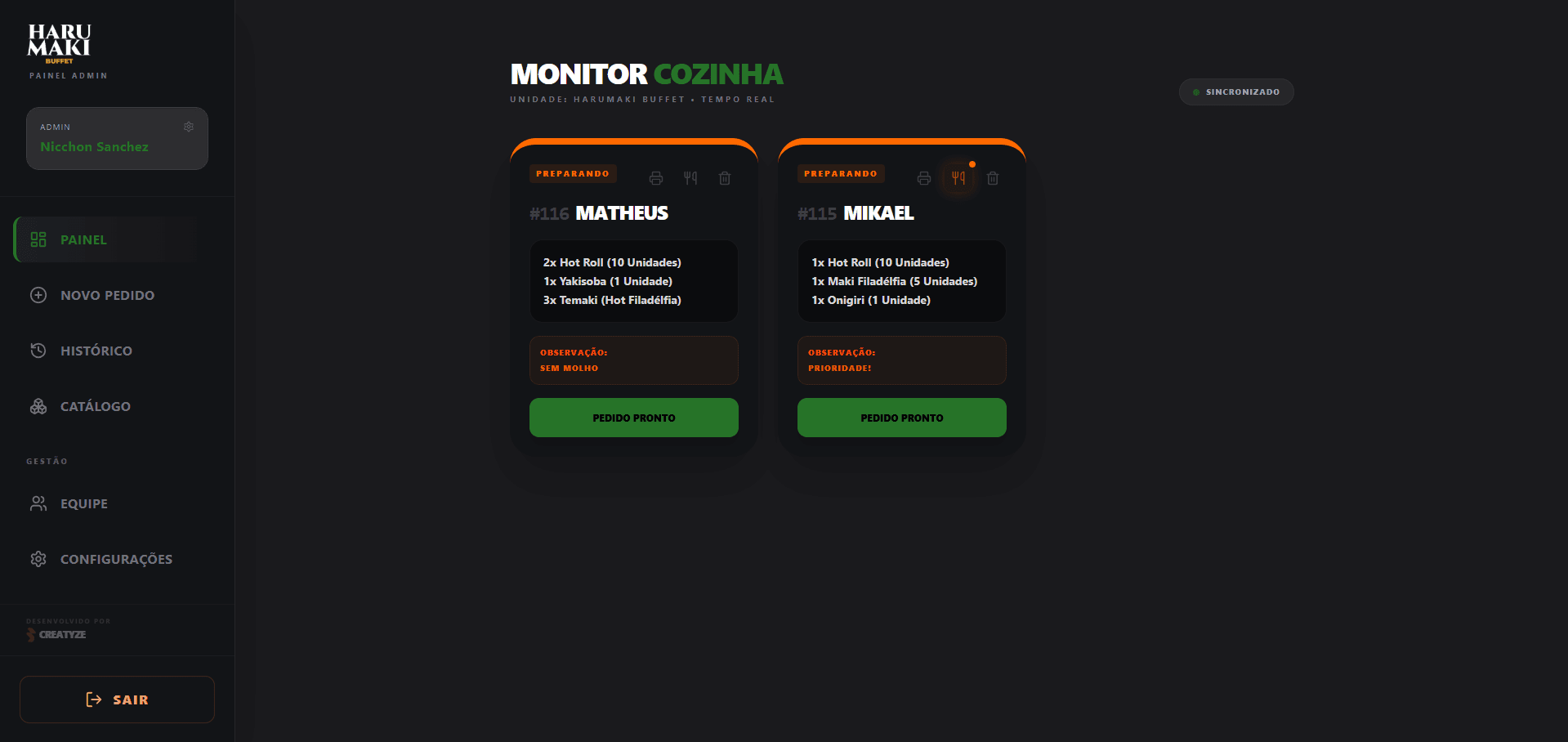 Dashboard Zest — relatórios e analytics em tempo real
